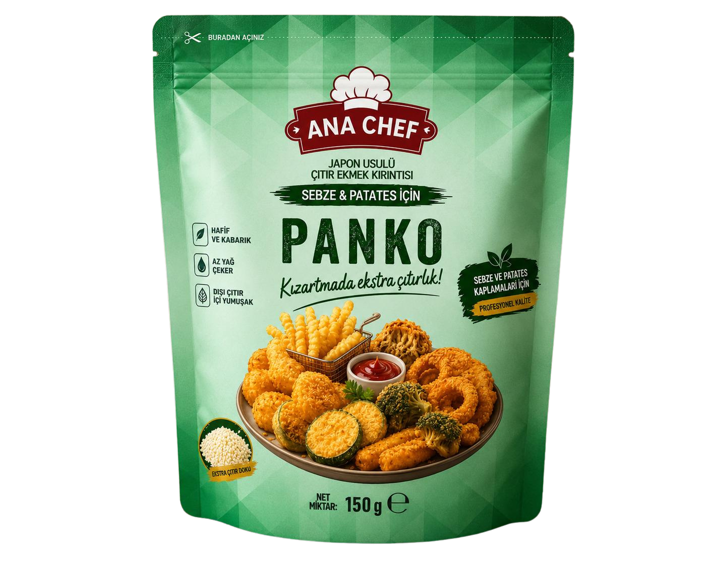Panko - Sebze & Patates
